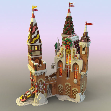 MOC - 130576 Medieval Winter Castle Model - LesDiy - Locomotive