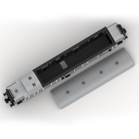 MOC - 130785 Bavarian Express Train Baggage Wagon (8w) - LesDiy - Locomotive