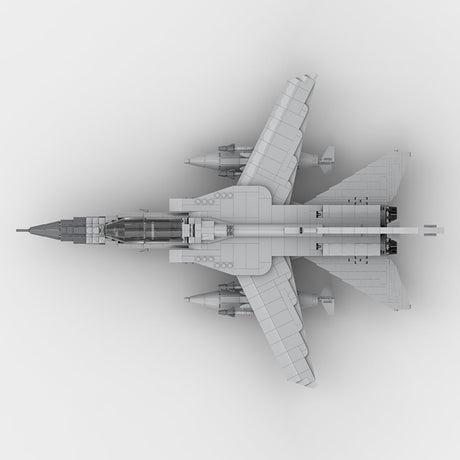 MOC - 131194 1:35 Scale Panavia Tornado ADV F.3 Building Blocks - LesDiy - Building Blocks