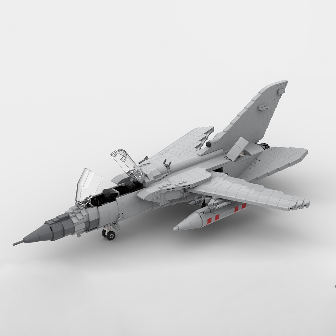 MOC - 131194 1:35 Scale Panavia Tornado ADV F.3 Building Blocks - LesDiy - Building Blocks