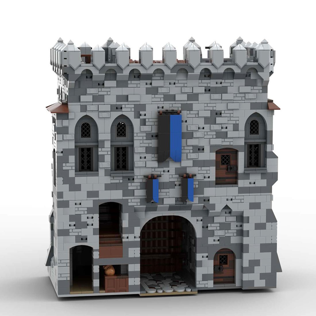 MOC - 131249 H14 Main Gatehouse - LesDiy -