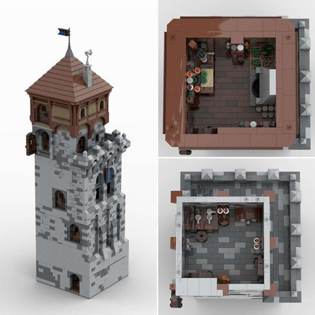 MOC - 131250 H15 Big Front Tower Building Blocks Set - LesDiy - Building Blocks