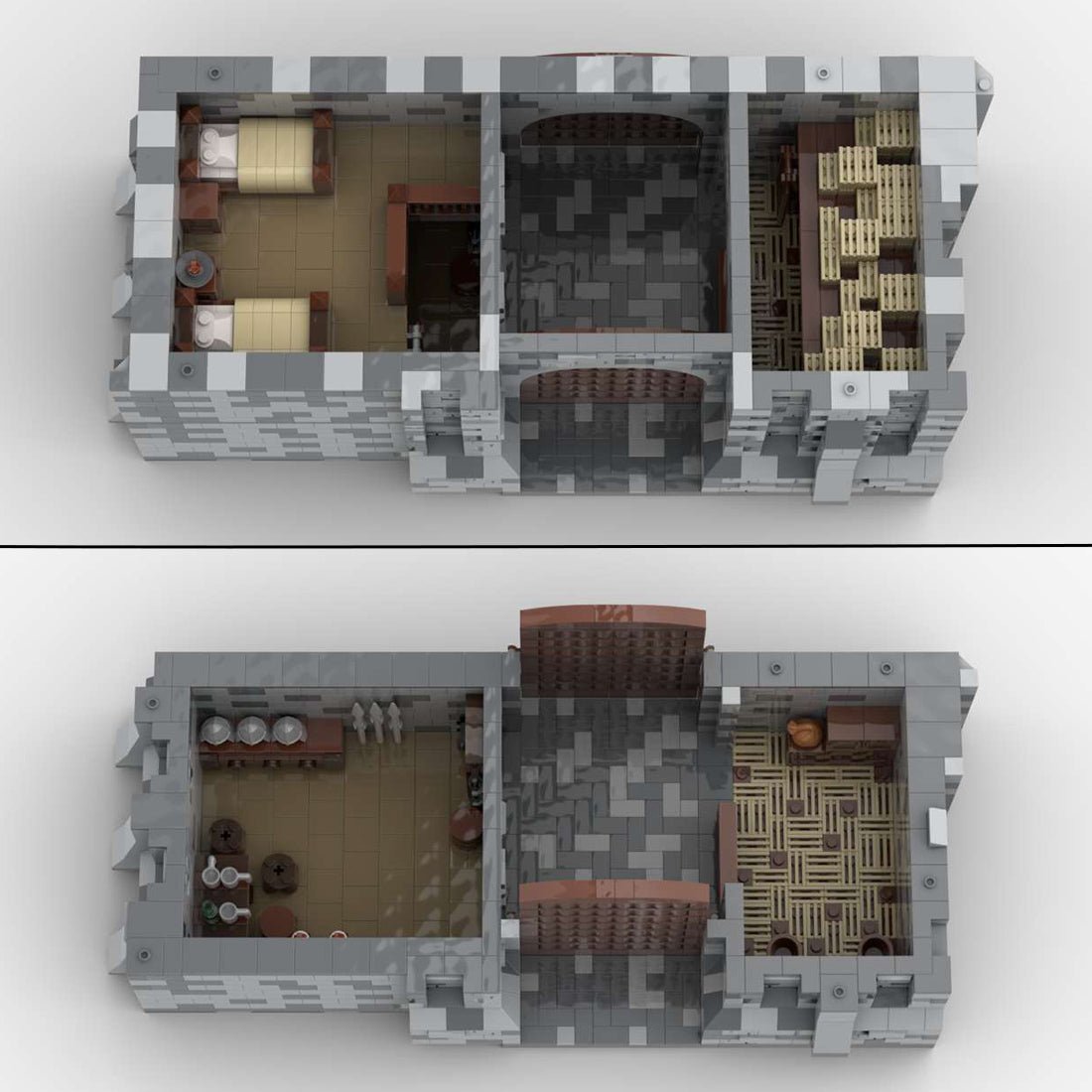 MOC - 131251 H16 Palace Gatehouse Building Blocks Set - LesDiy - Building Blocks