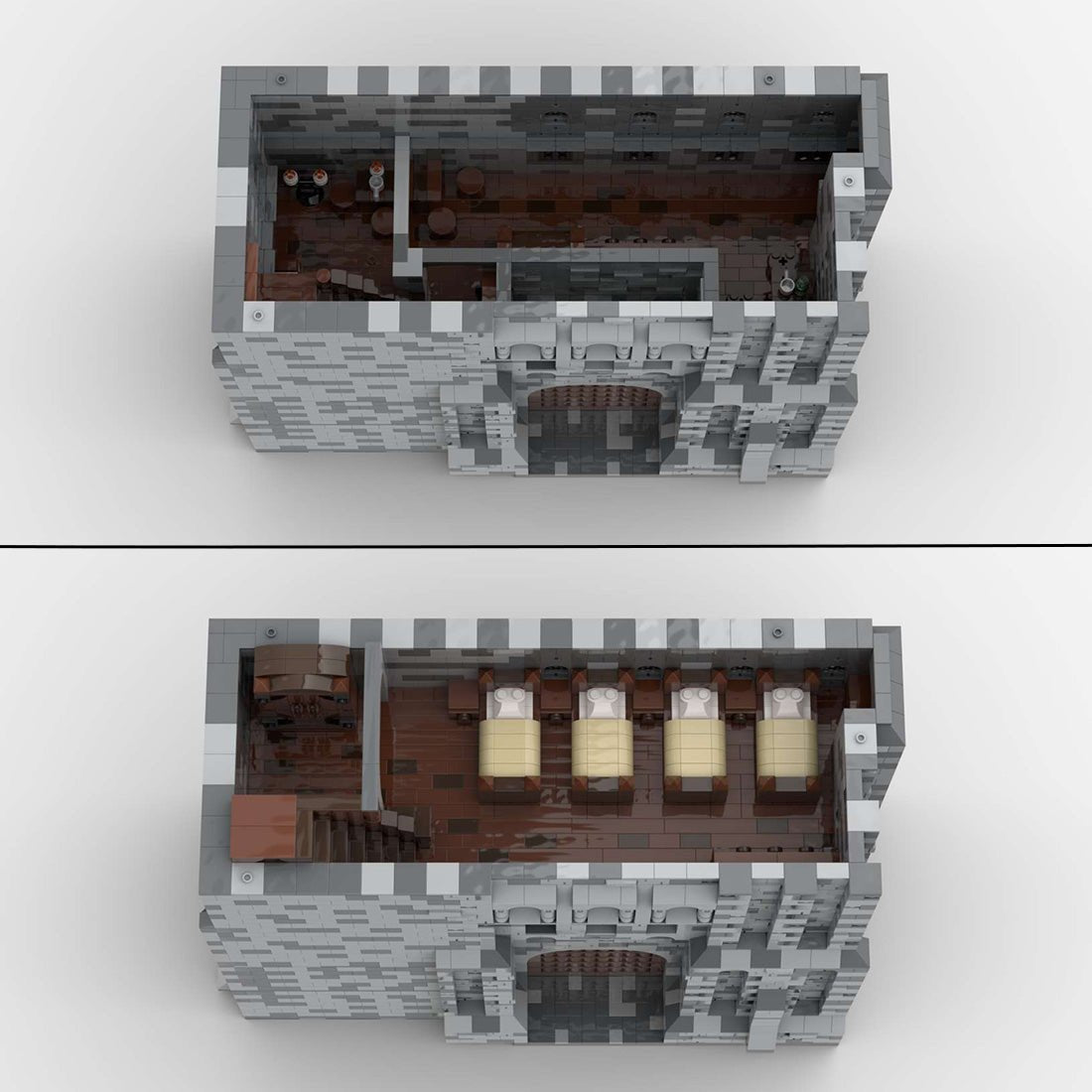 MOC - 131251 H16 Palace Gatehouse Building Blocks Set - LesDiy - Building Blocks