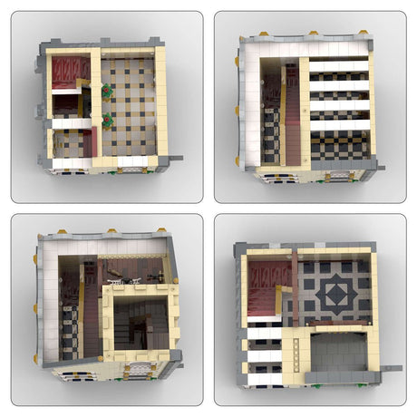 MOC - 131259 H18 Palace Tower Building Blocks Set - LesDiy - Building Blocks