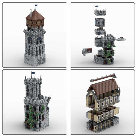 MOC - 131299 Medieval Castle - LesDiy -