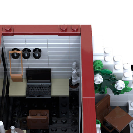 MOC - 131435 3 - in - 1 Fashion Store+Design Studio+Flower Shop - LesDiy -