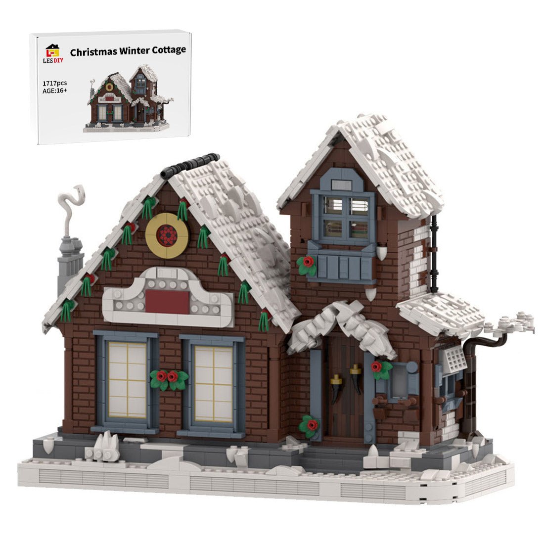 MOC - 132309 Christmas Winter Cottage - LesDiy -