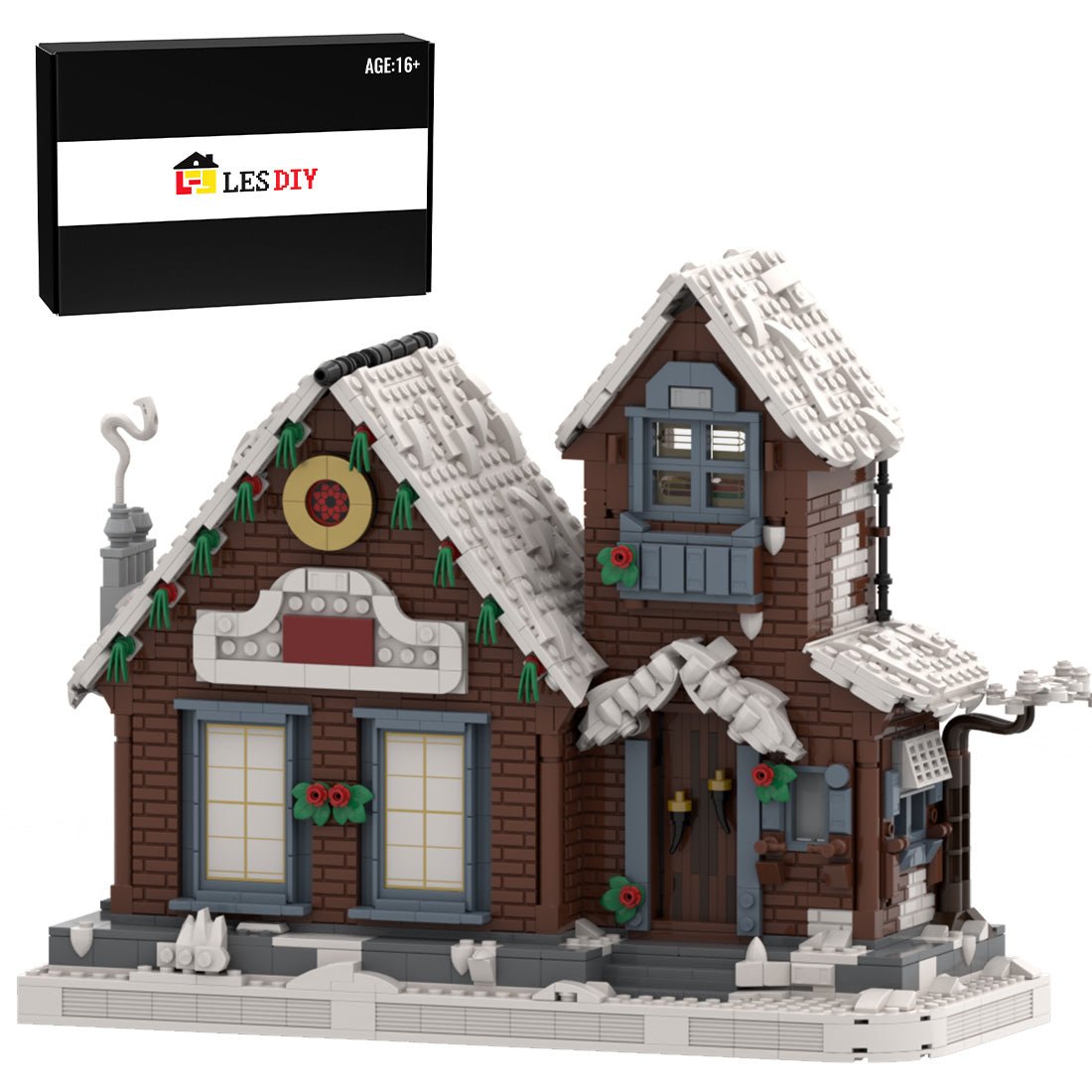 MOC - 132309 Christmas Winter Cottage - LesDiy -