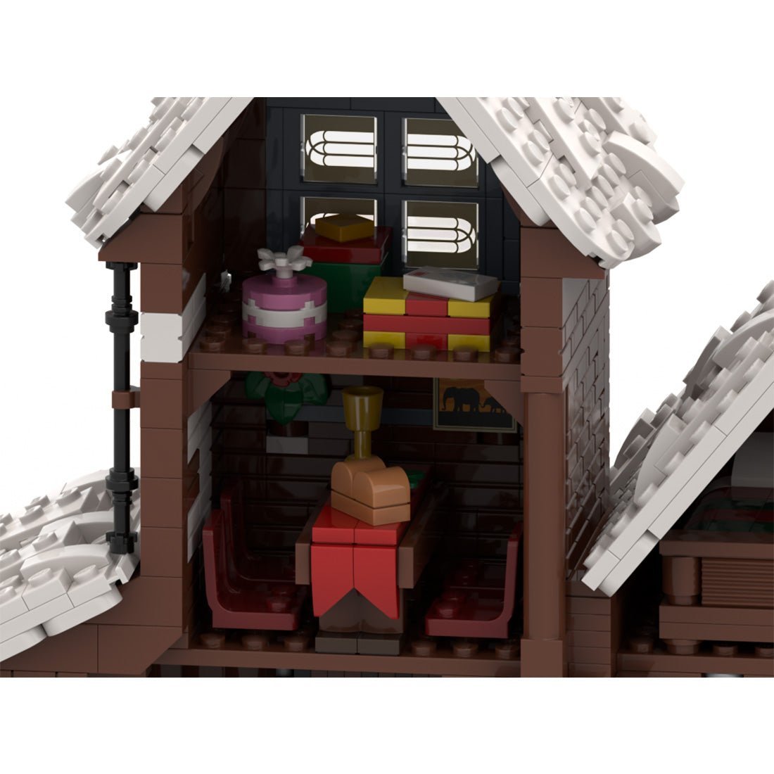 MOC - 132309 Christmas Winter Cottage - LesDiy -