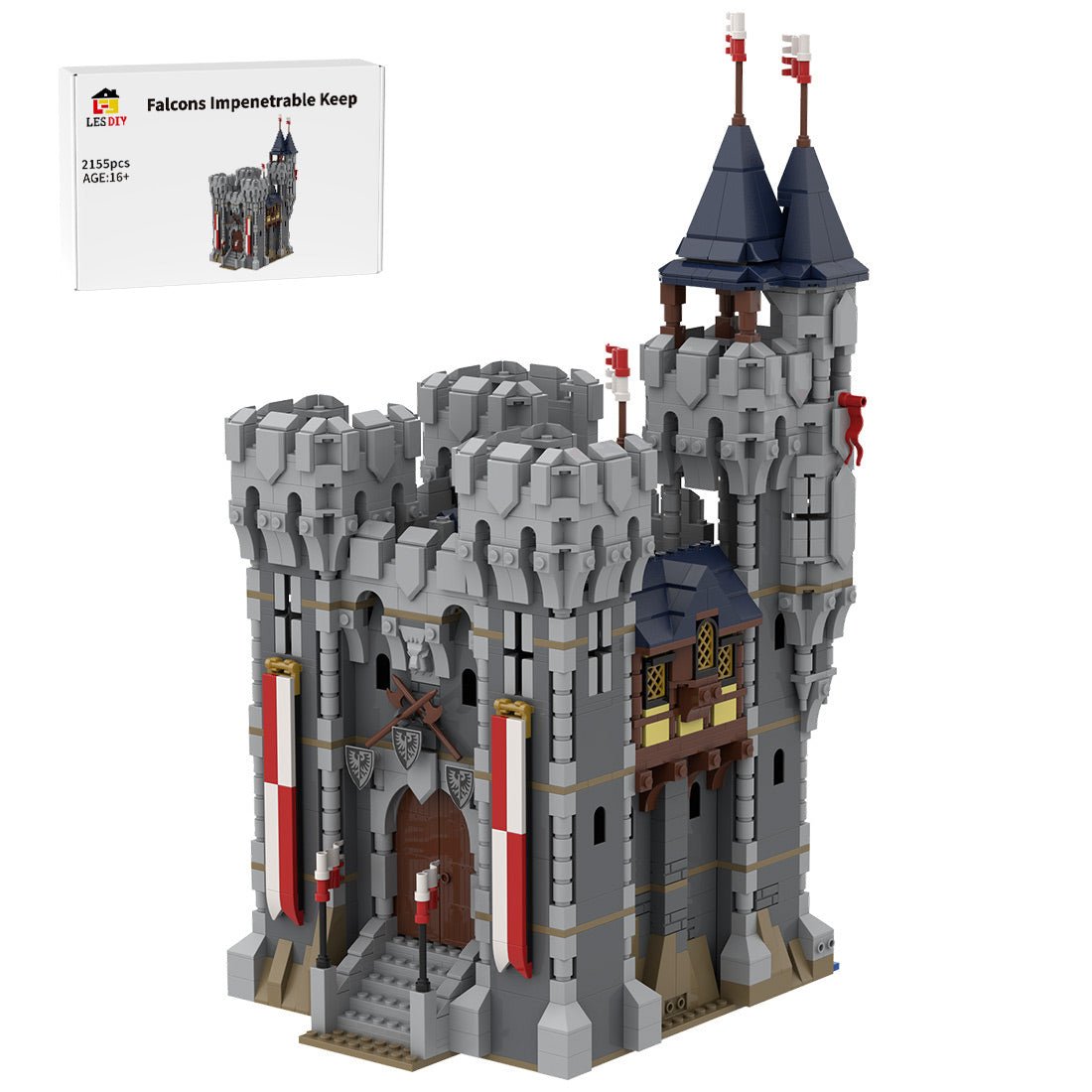MOC - 132314 Falcons Impenetrable Keep - LesDiy -