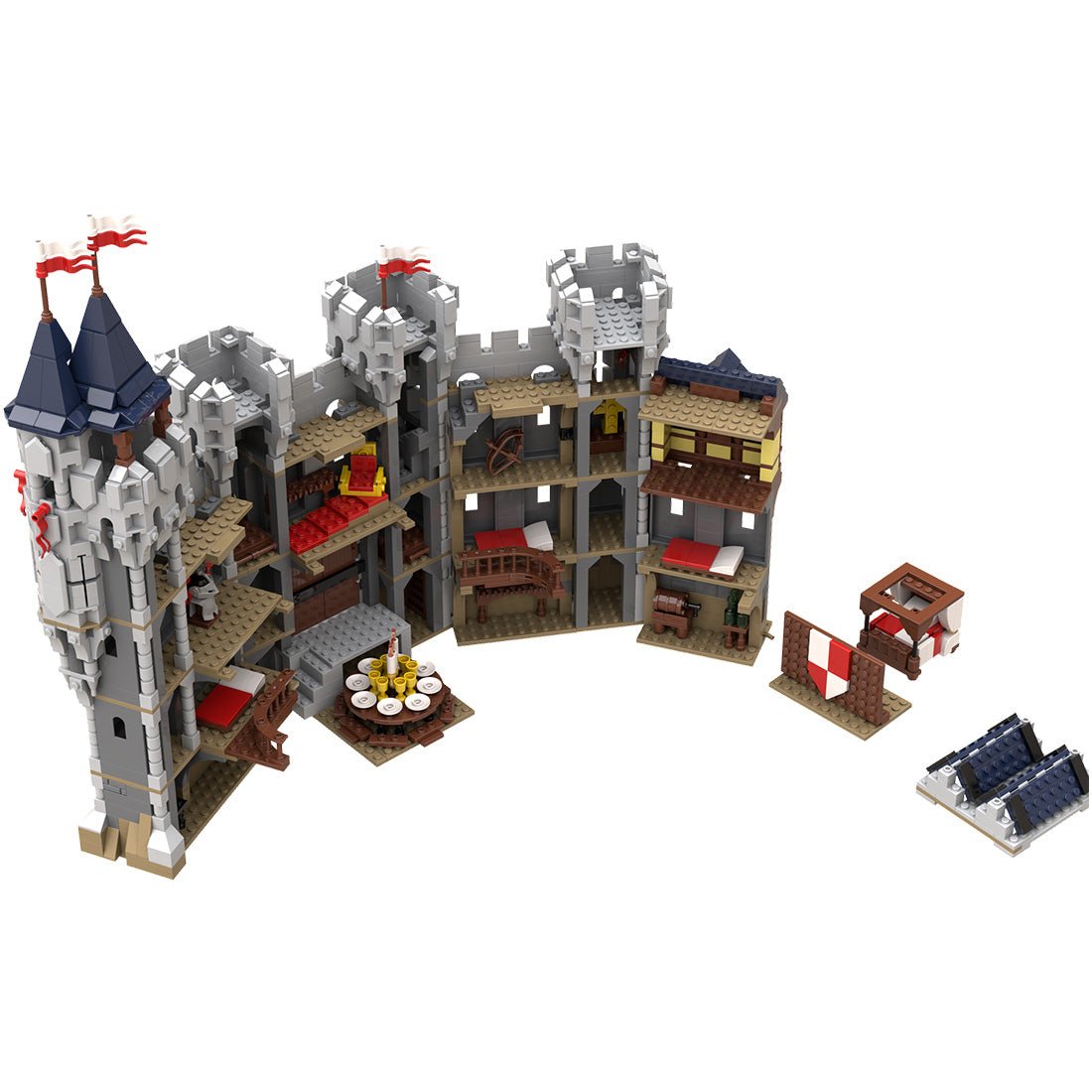 MOC - 132314 Falcons Impenetrable Keep - LesDiy -