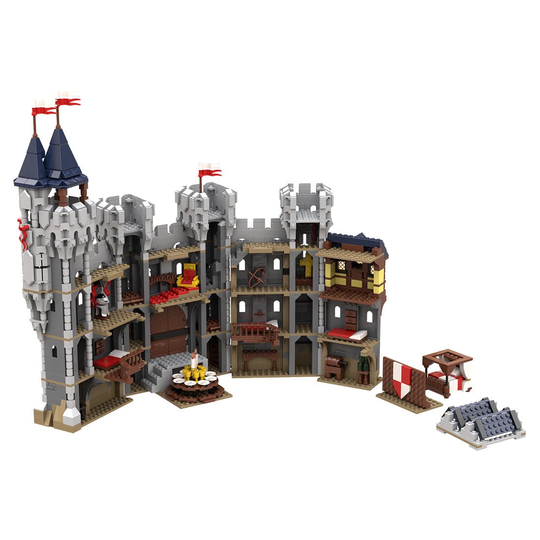 MOC - 132314 Falcons Impenetrable Keep - LesDiy -