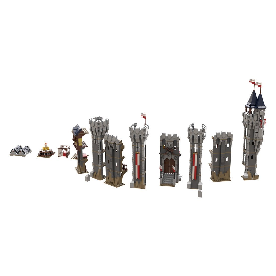 MOC - 132314 Falcons Impenetrable Keep - LesDiy -