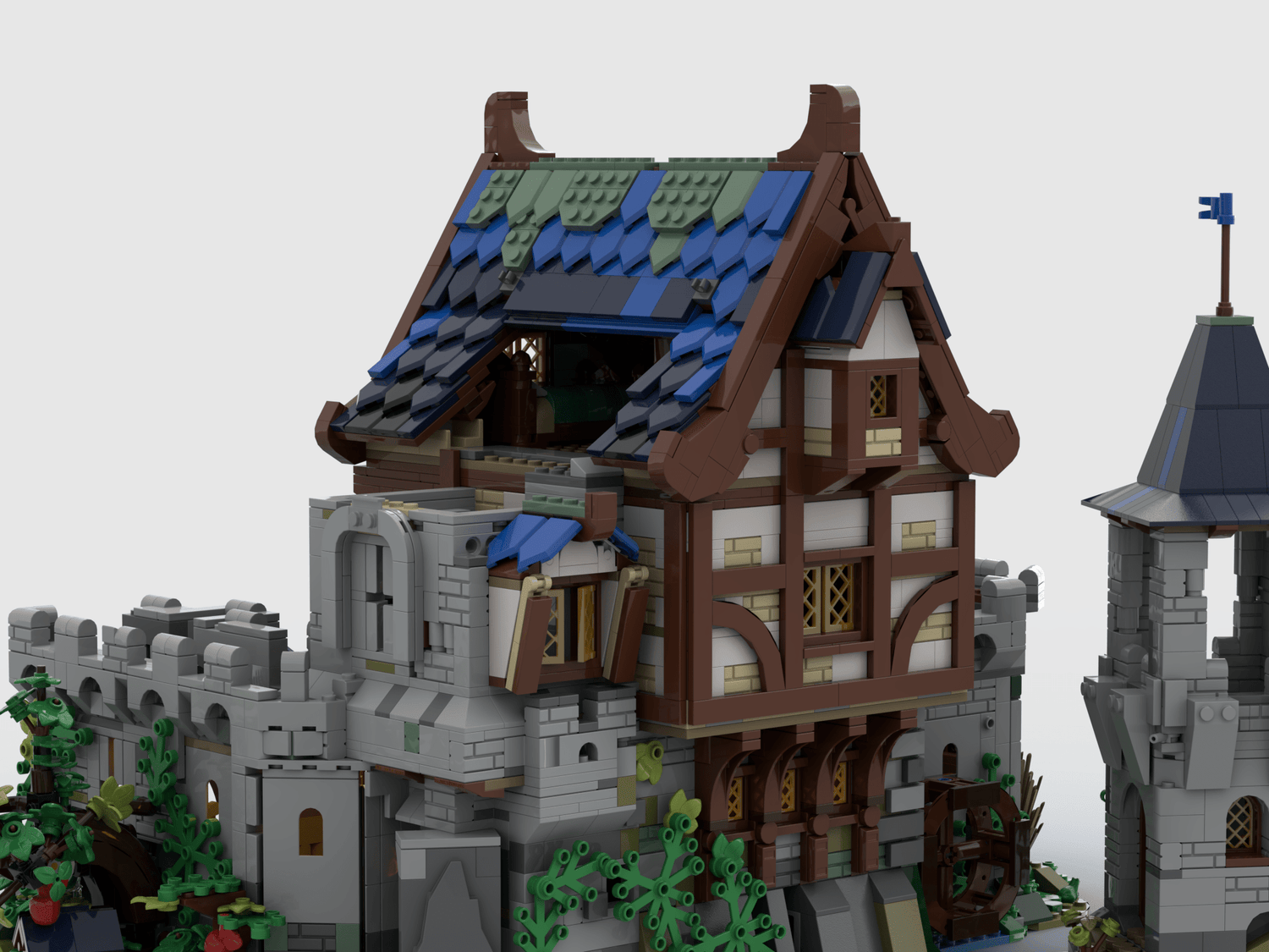 MOC - 132661 Black Falcon's Fortress - LesDiy -