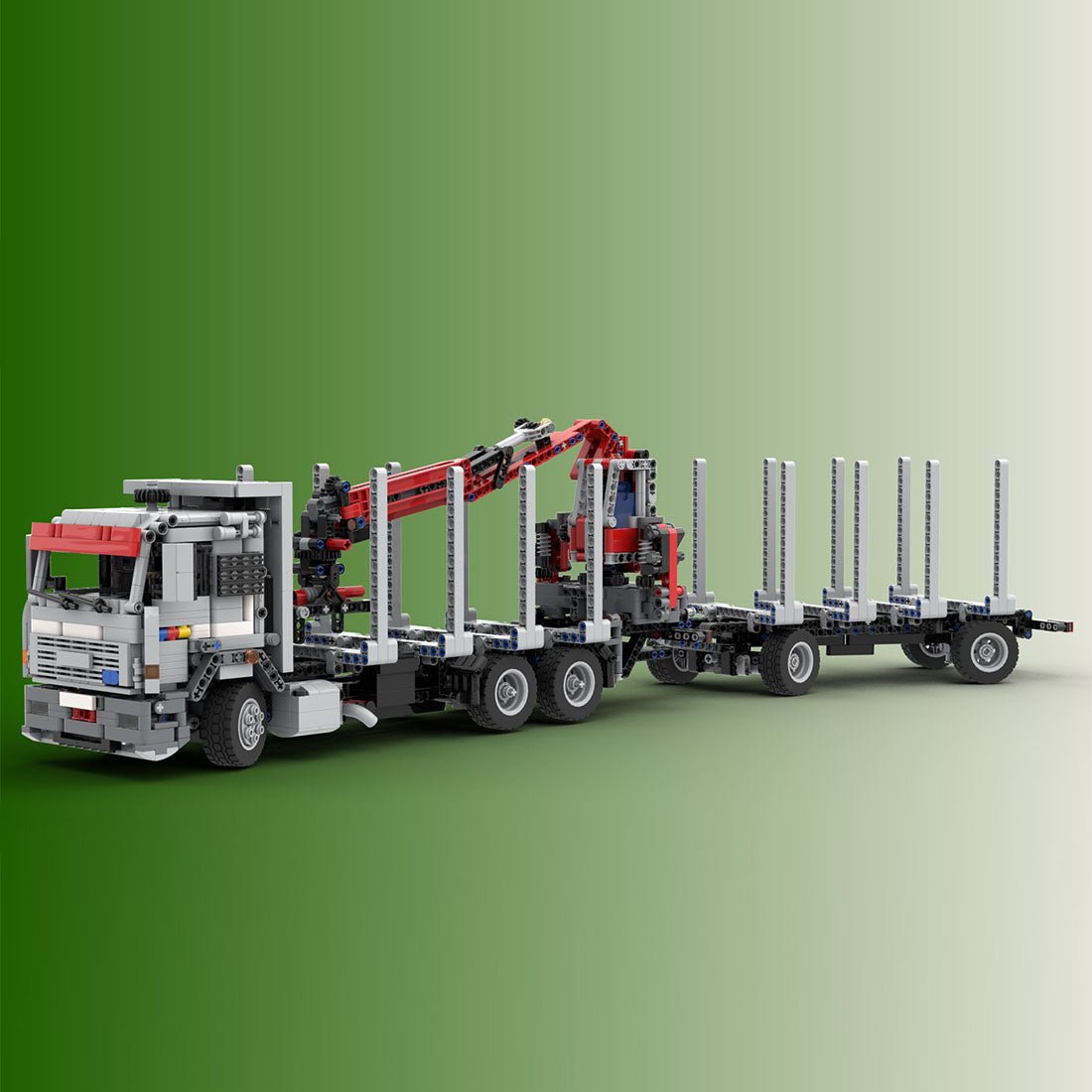 MOC - 133204 190 - 42 Logging Truck - LesDiy -