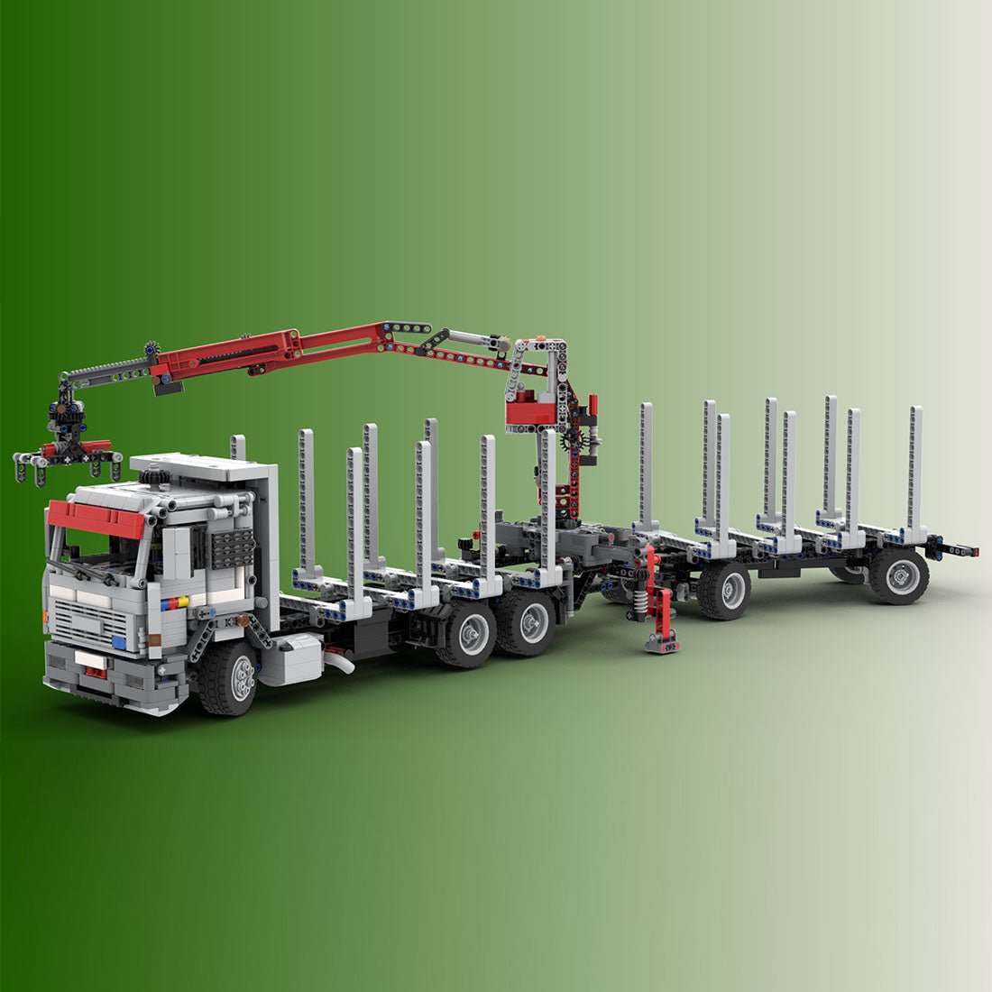 MOC - 133204 190 - 42 Logging Truck - LesDiy -