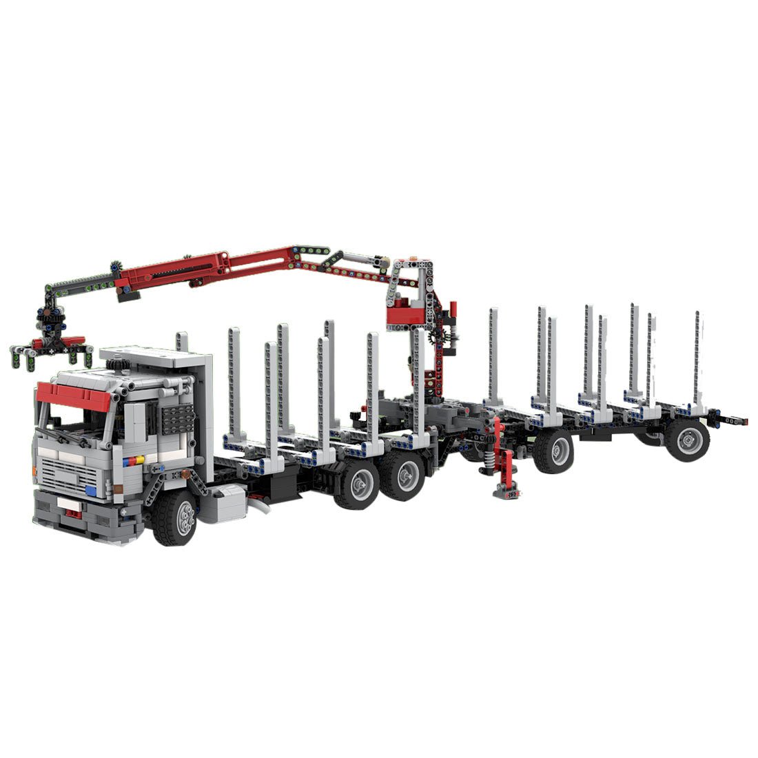 MOC - 133204 190 - 42 Logging Truck - LesDiy -