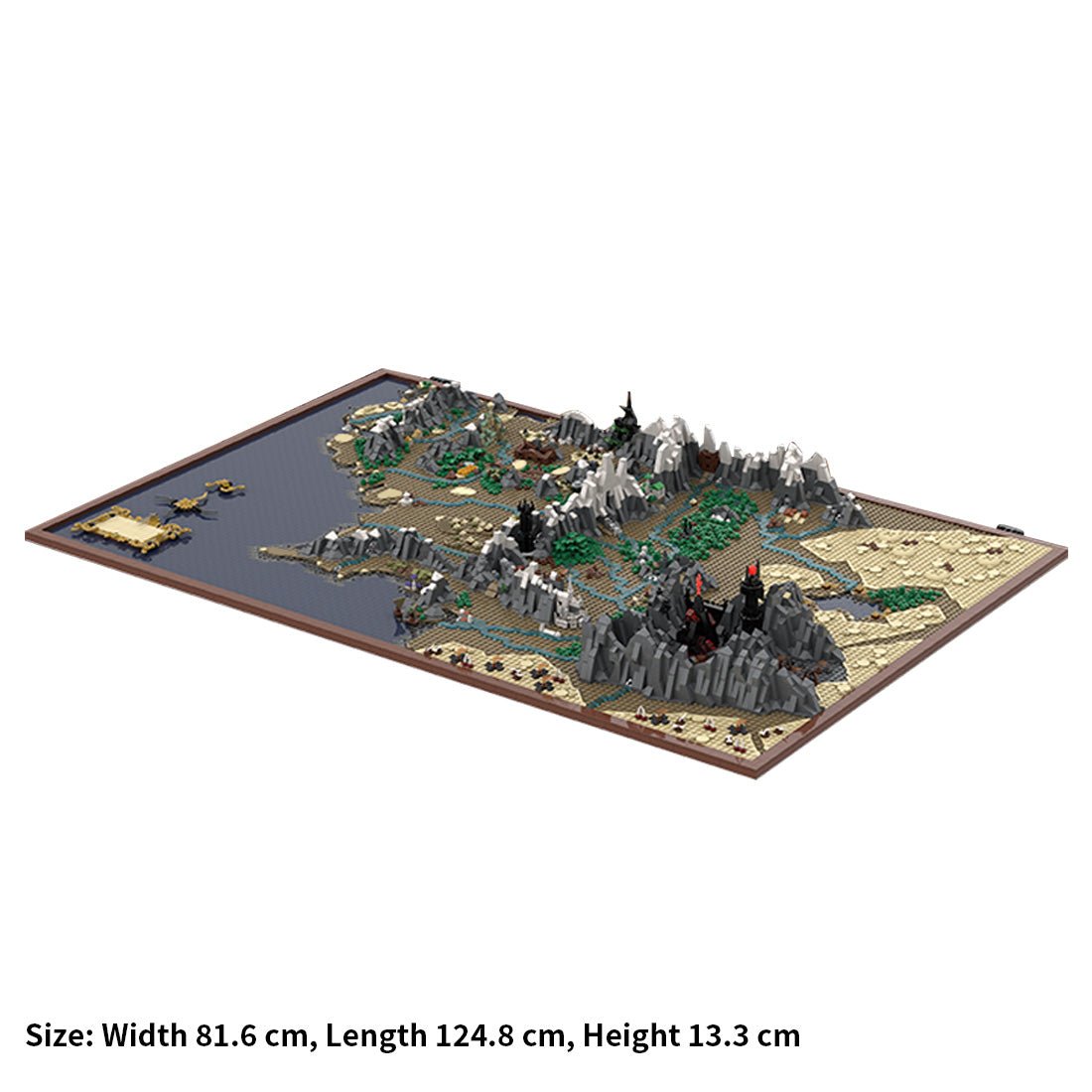 MOC - 133505 UCS Middle Earth Map Buiding Blocks - LesDiy - Building Blocks