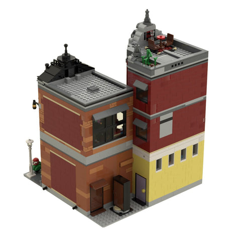MOC - 134365 Downtown Magic Shop Model - LesDiy -