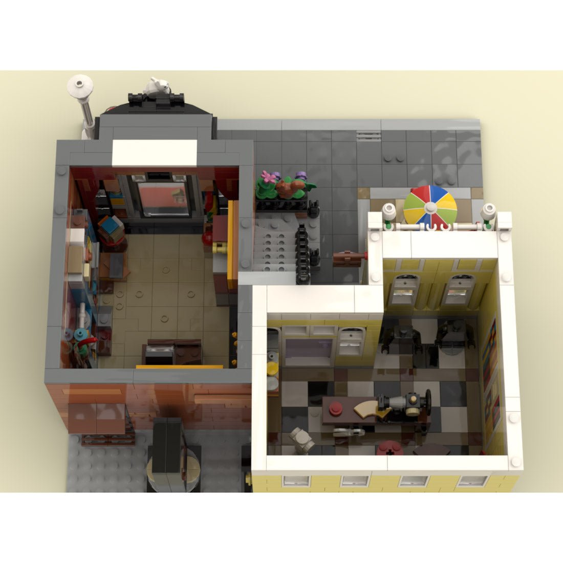 MOC - 134365 Downtown Magic Shop Model - LesDiy -