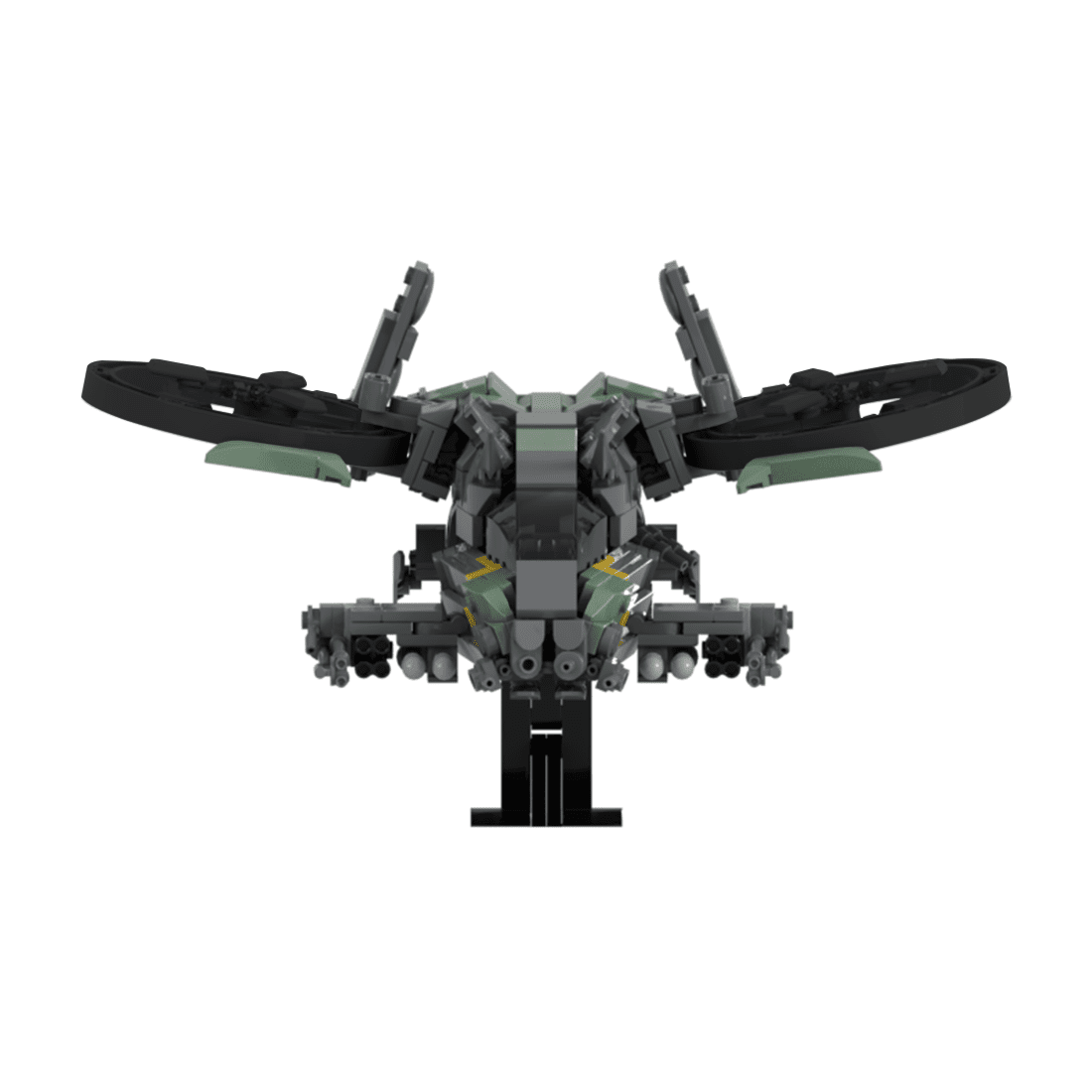 MOC - 134407 Avatar 2 Kestrel Gunship Building Blocks - LesDiy -