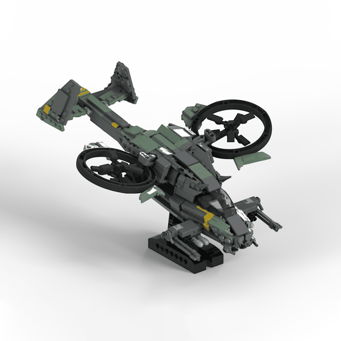 MOC - 134407 Avatar 2 Kestrel Gunship Building Blocks - LesDiy -