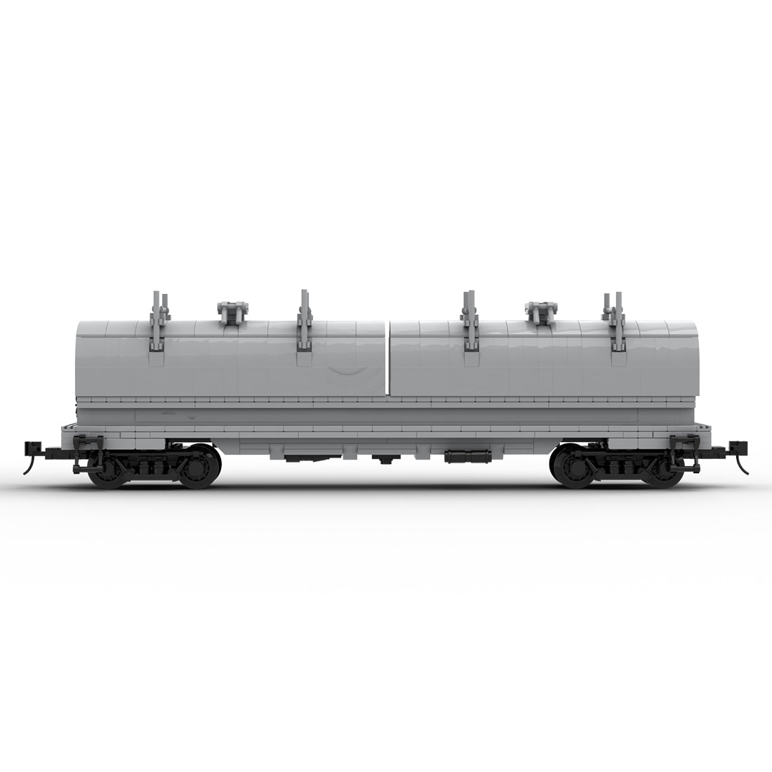 MOC - 134547 Coil Car Union Pacific Reto Train Model - LesDiy - Locomotive