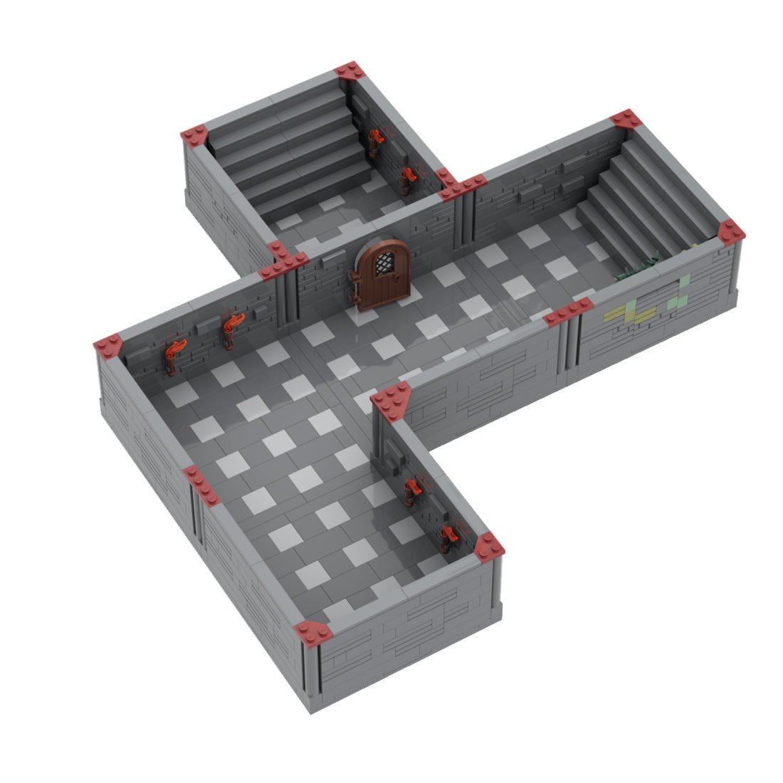 MOC - 134751 Mini Modular Dungeon Model - LesDiy -