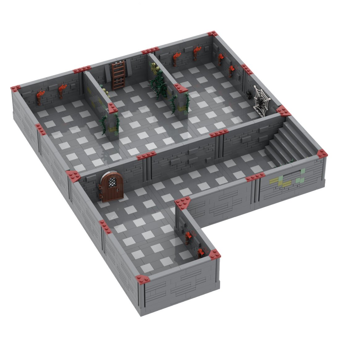 MOC - 134751 Mini Modular Dungeon Model - LesDiy -