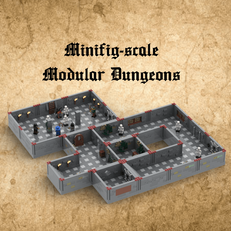 MOC - 134751 Mini Modular Dungeon Model - LesDiy -