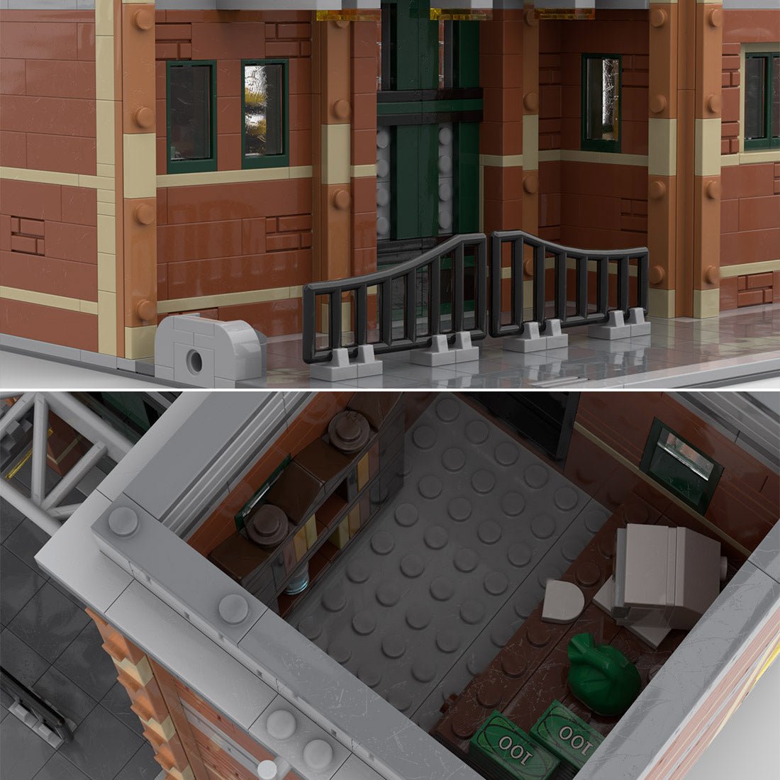 MOC - 136707 Modular old Factory - LesDiy -