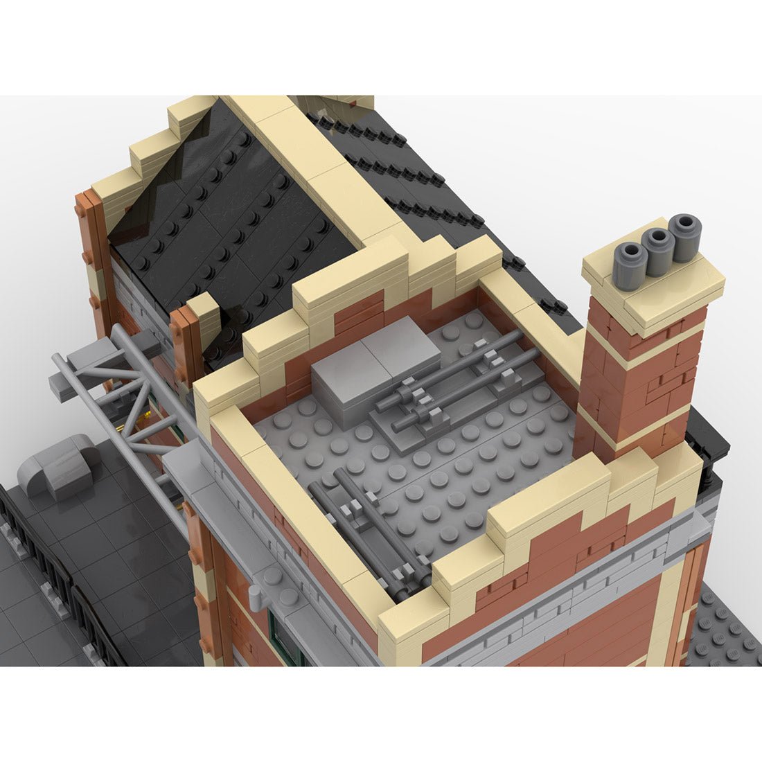 MOC - 136707 Modular old Factory - LesDiy -