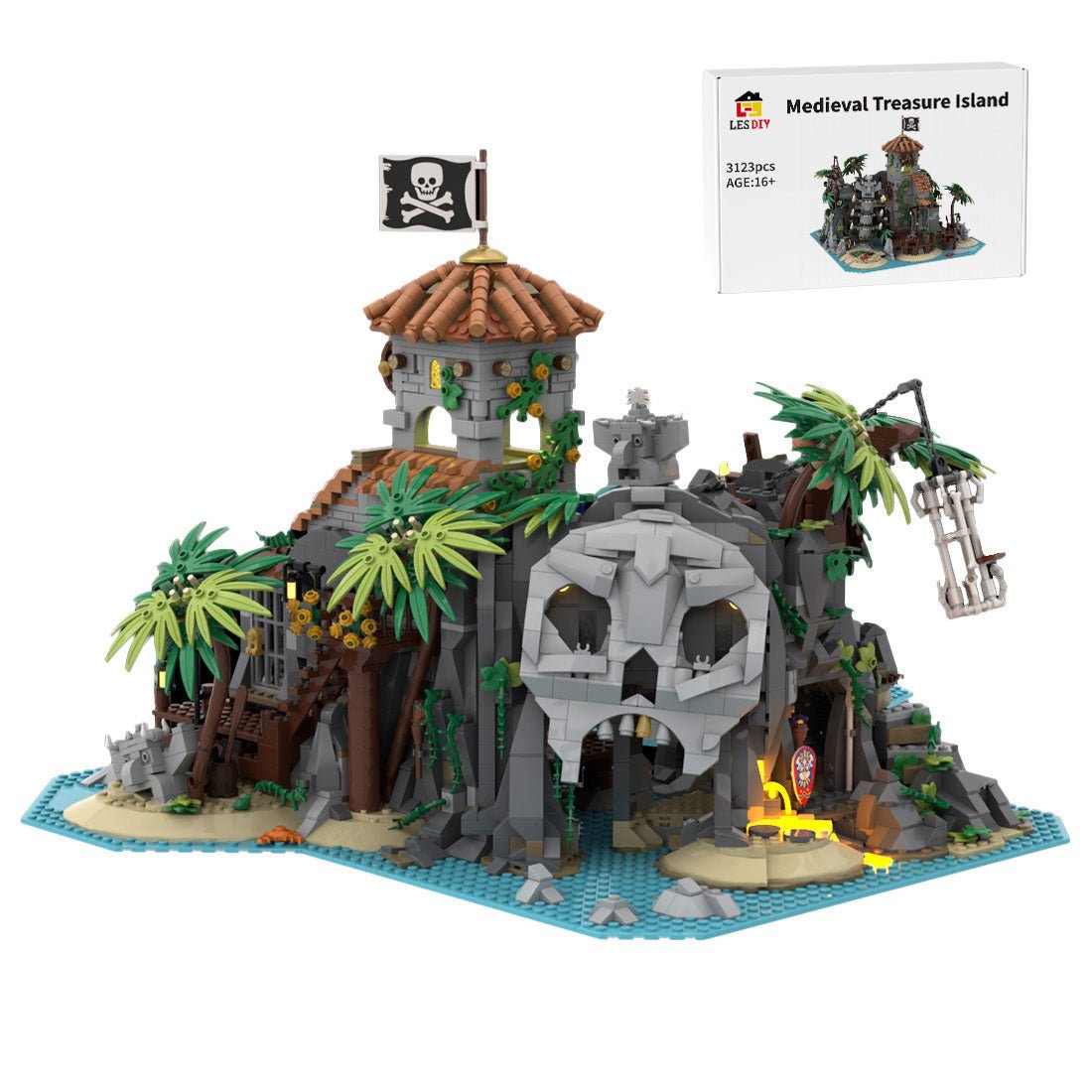 MOC - 138516 Treasure Island - Pirates of Barracuda Bay - LesDiy -