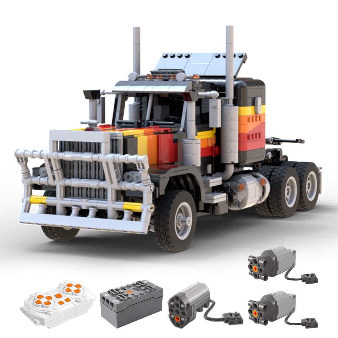MOC - 138757 RC Peterbilt 359 "Outback" Semi Truck - LesDiy -