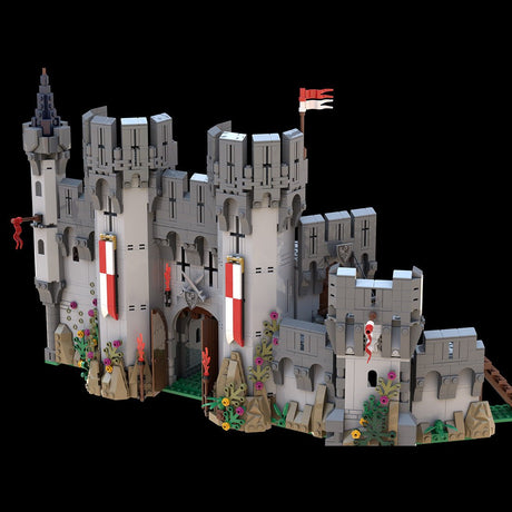 MOC - 138840 Falcons Barbican Gatehouse Medieval Castle - LesDiy -