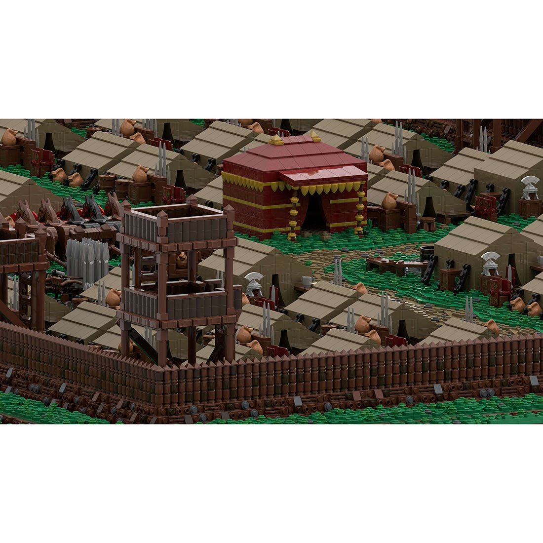 MOC - 139859 Roman Field Camp (Large) - LesDiy -
