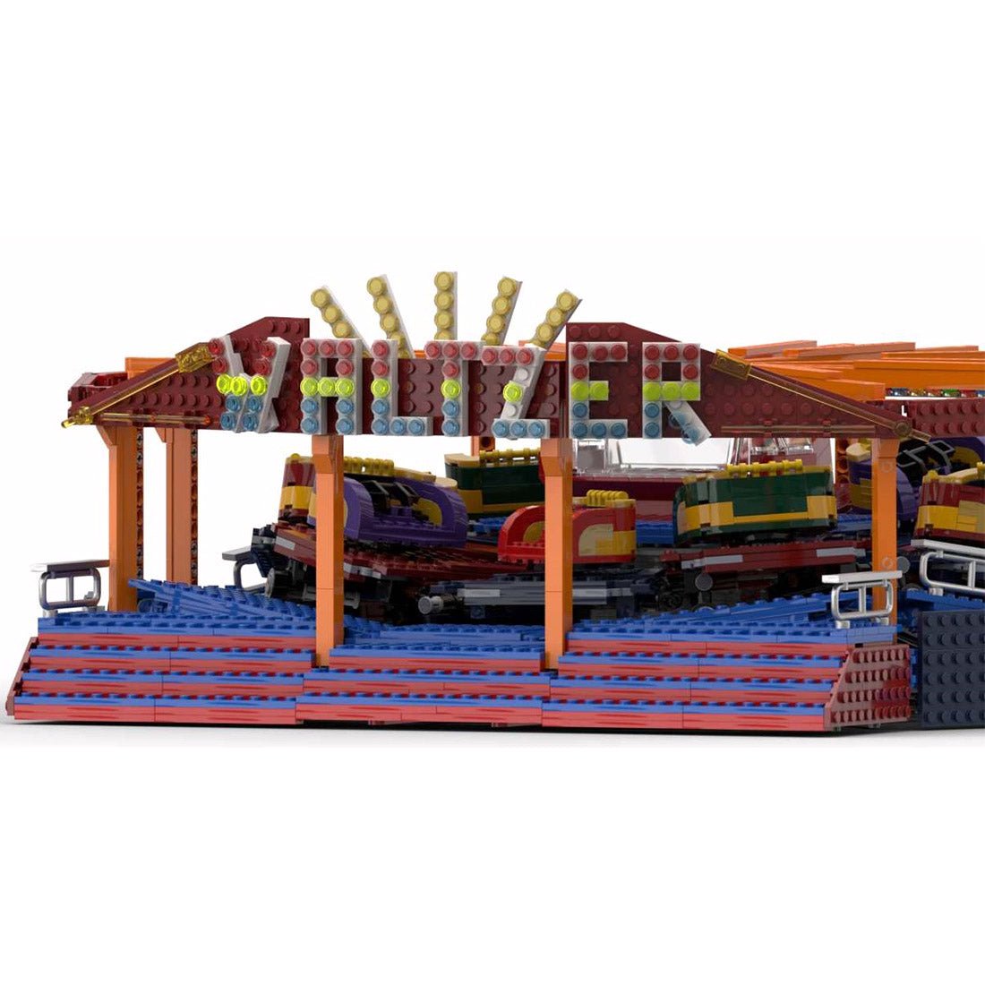 MOC - 140394 Fairground Waltzer - LesDiy -