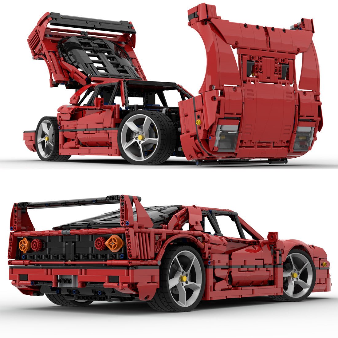 MOC - 140404 Tech Sports Car Model - LesDiy -