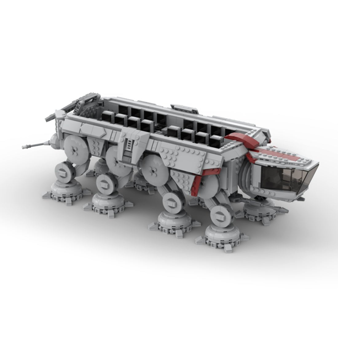 MOC - 140435 Sci - fi Eight - legged Walker Armored Vehicle - LesDiy -