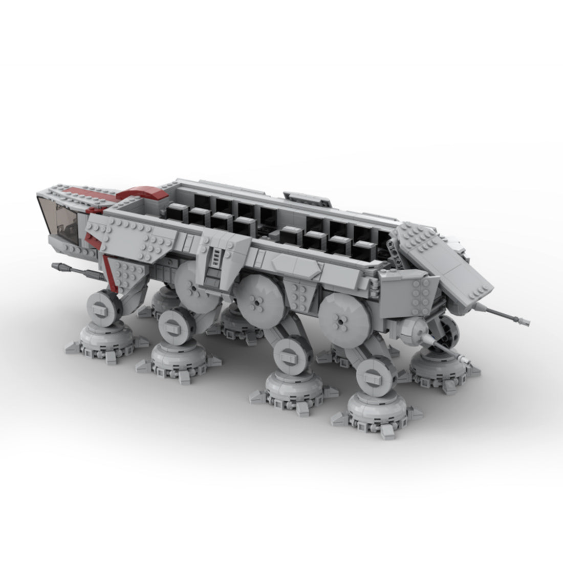 MOC - 140435 Sci - fi Eight - legged Walker Armored Vehicle - LesDiy -