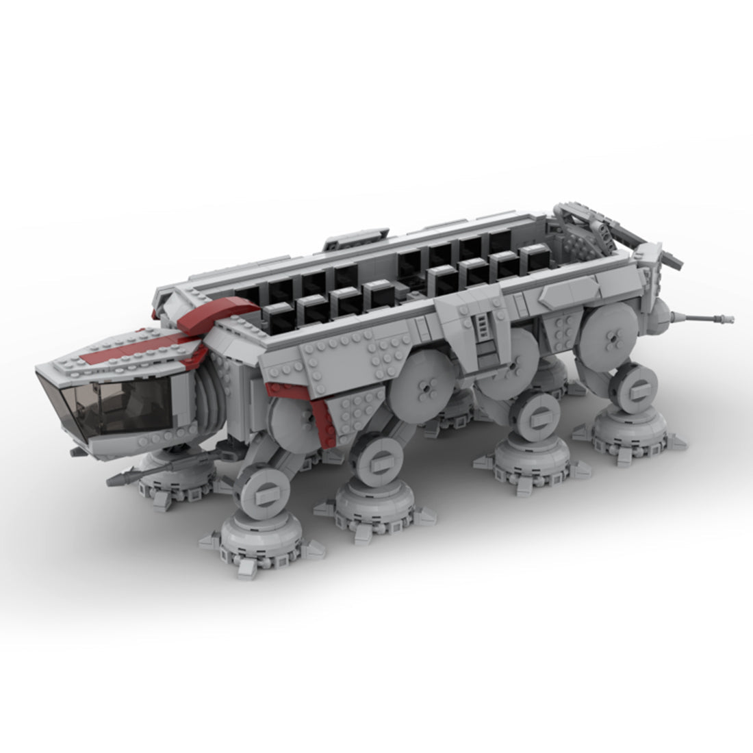 MOC - 140435 Sci - fi Eight - legged Walker Armored Vehicle - LesDiy -