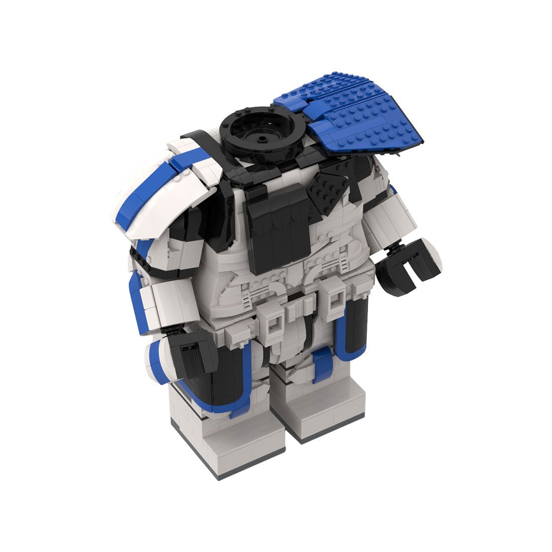 MOC - 140993 Captain Rex Phase 2 Megafigure Building Blocks - LesDiy -