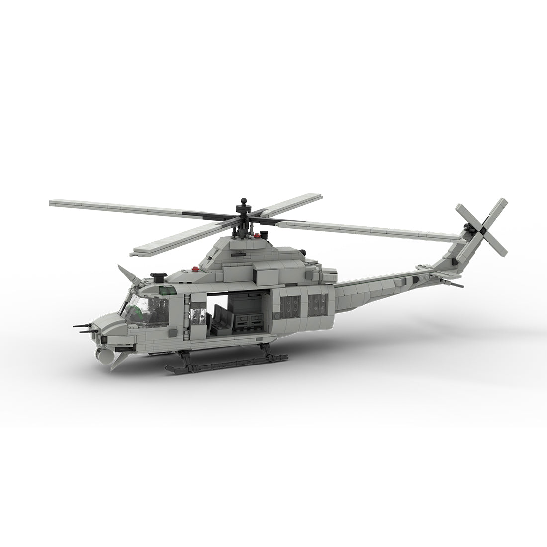 MOC - 141242 Bell UH - 1Y Venom | 1:35 Scale Building Blocks - LesDiy - building blocks