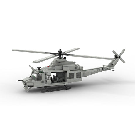 MOC - 141242 Bell UH - 1Y Venom | 1:35 Scale Building Blocks - LesDiy - building blocks
