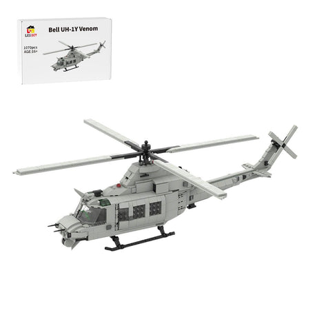 MOC - 141242 Bell UH - 1Y Venom | 1:35 Scale Building Blocks - LesDiy - building blocks