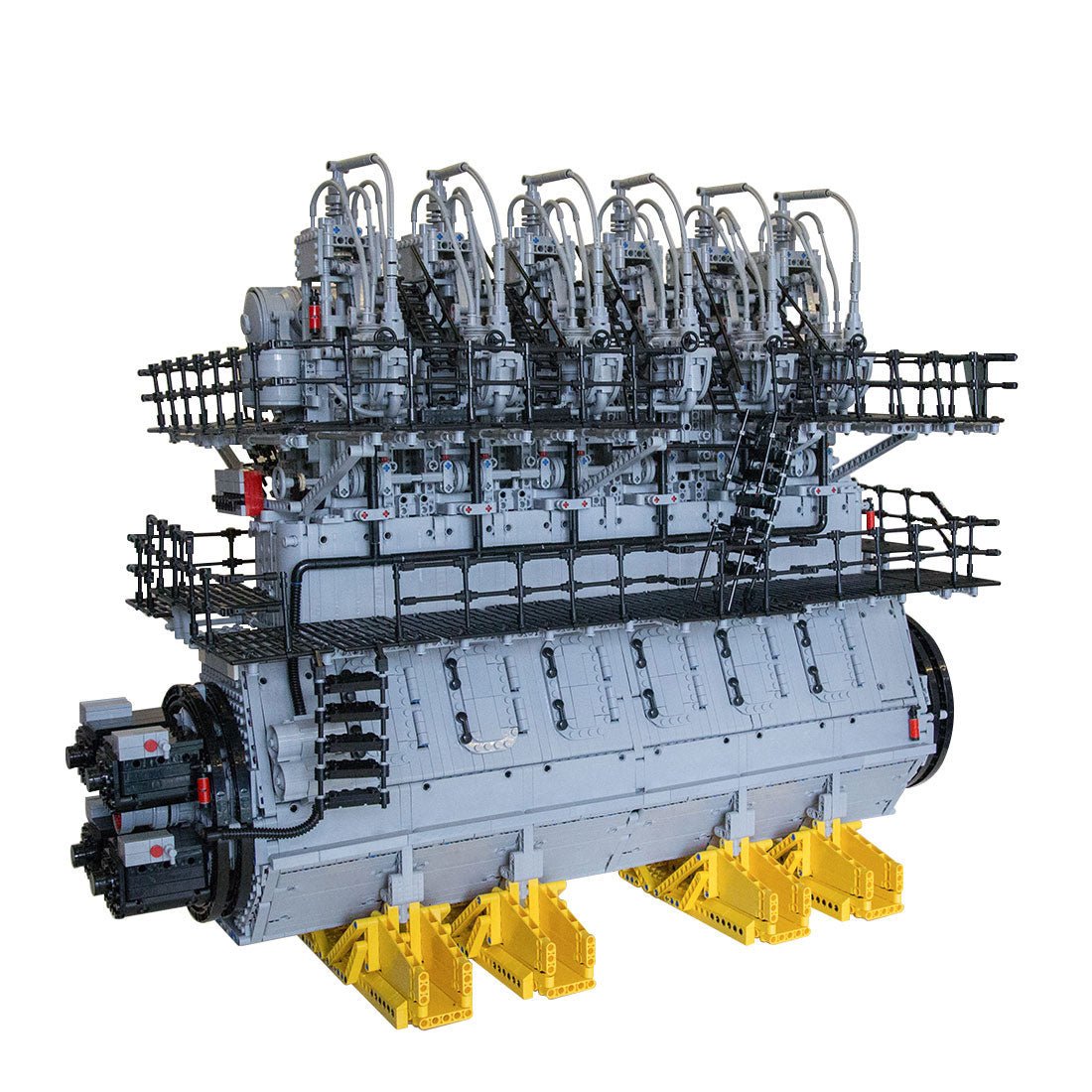 MOC - 141278 1/17 Scale 2 - Stroke Marine Diesel Engine - LesDiy -
