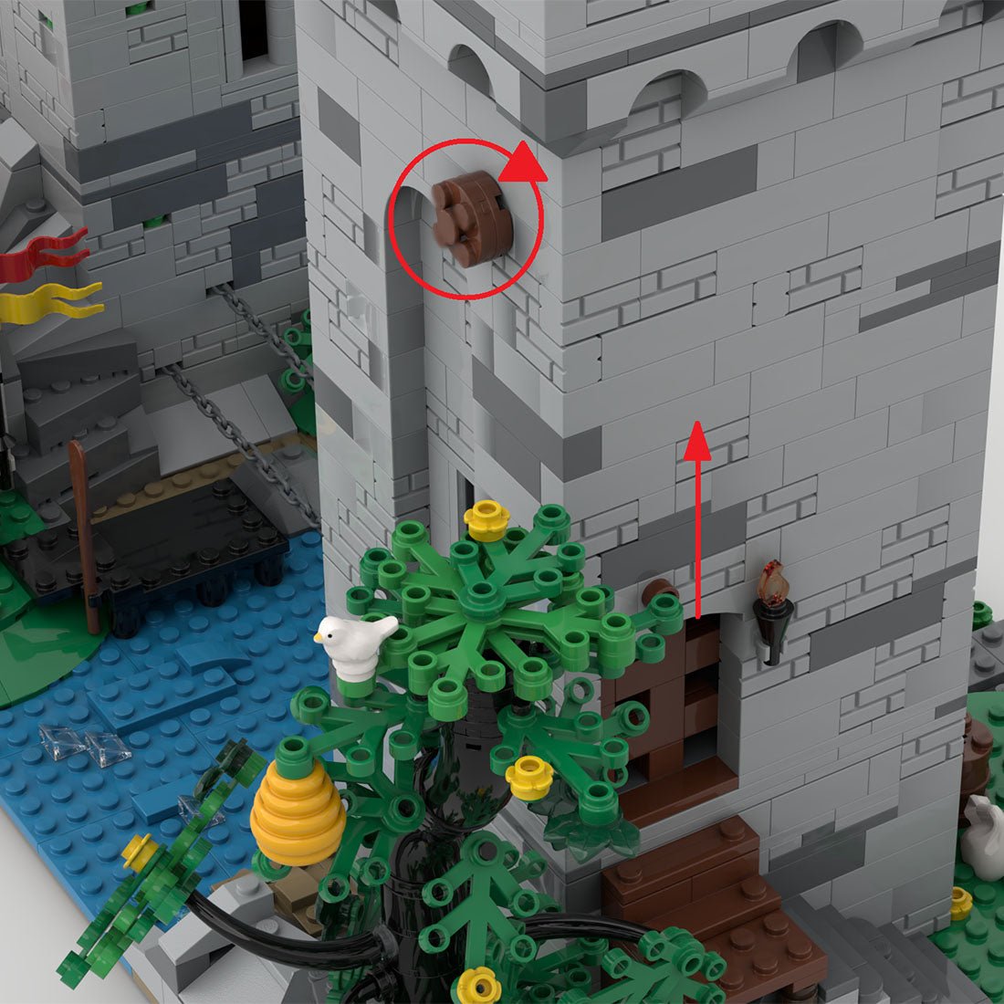 MOC - 142920 The Chain Towers - LesDiy -