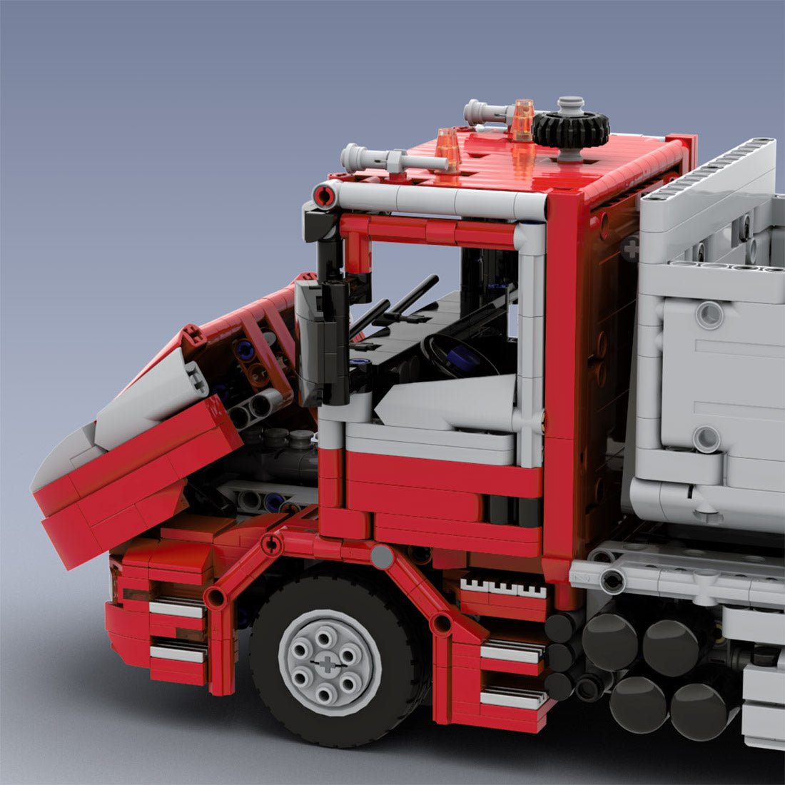 MOC - 143447 Scania T114 3 - Axles Hookloader - LesDiy -