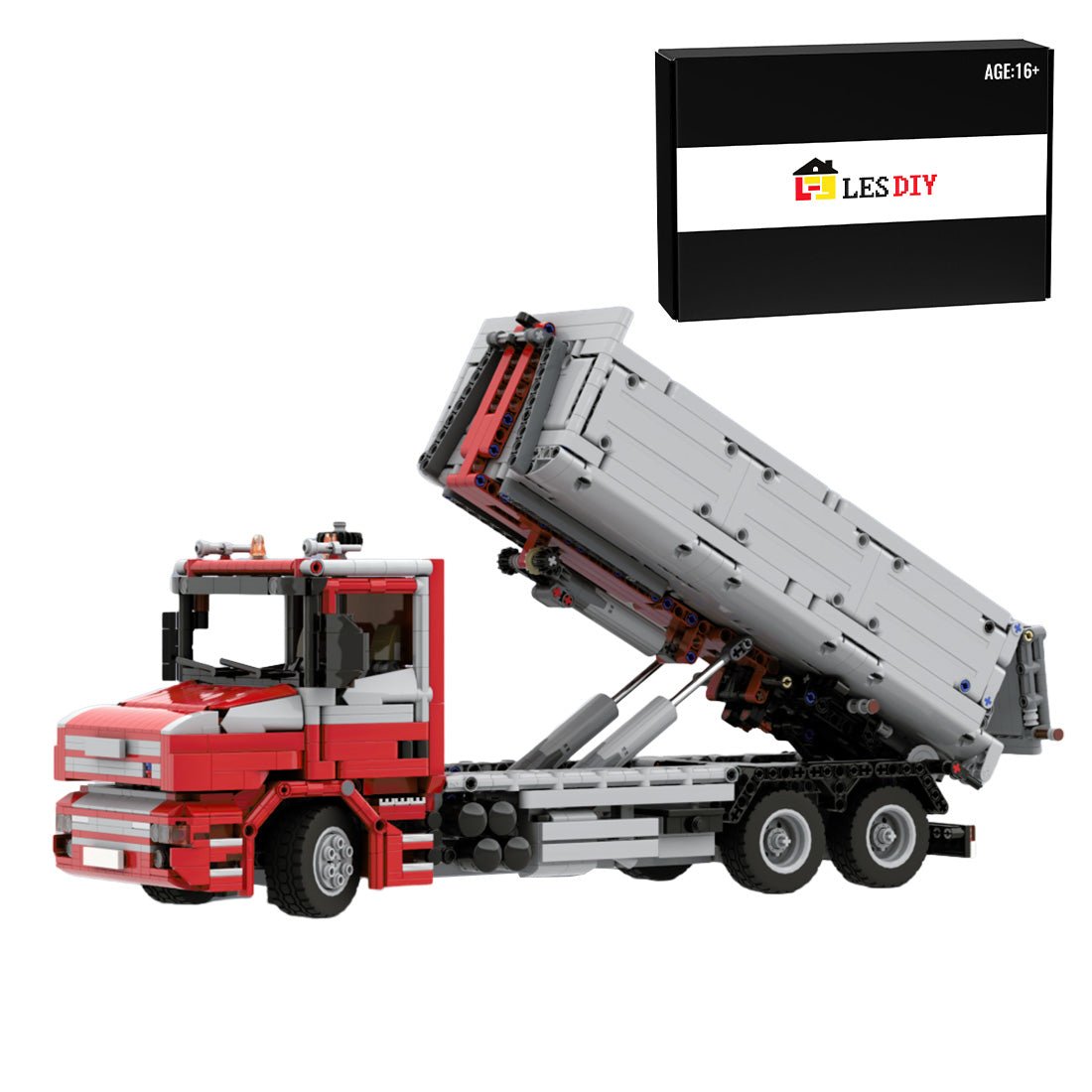 MOC - 143447 Scania T114 3 - Axles Hookloader - LesDiy -